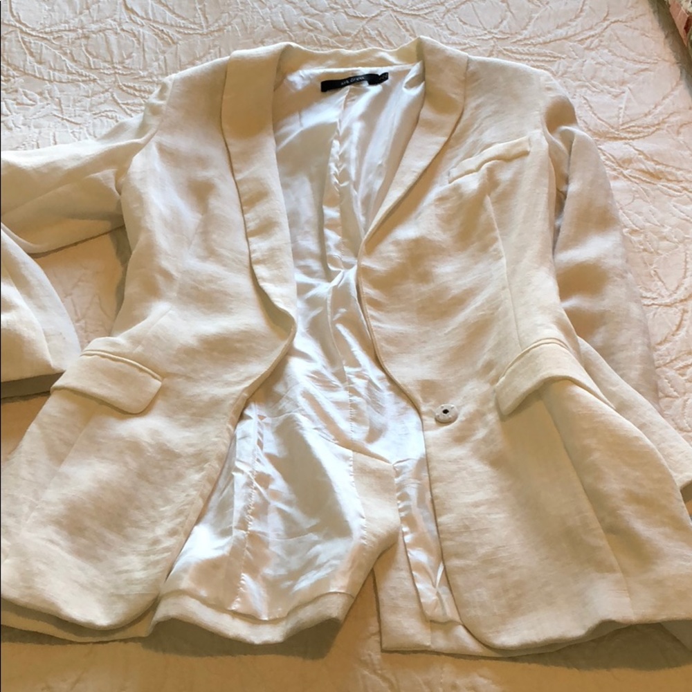 White blazer